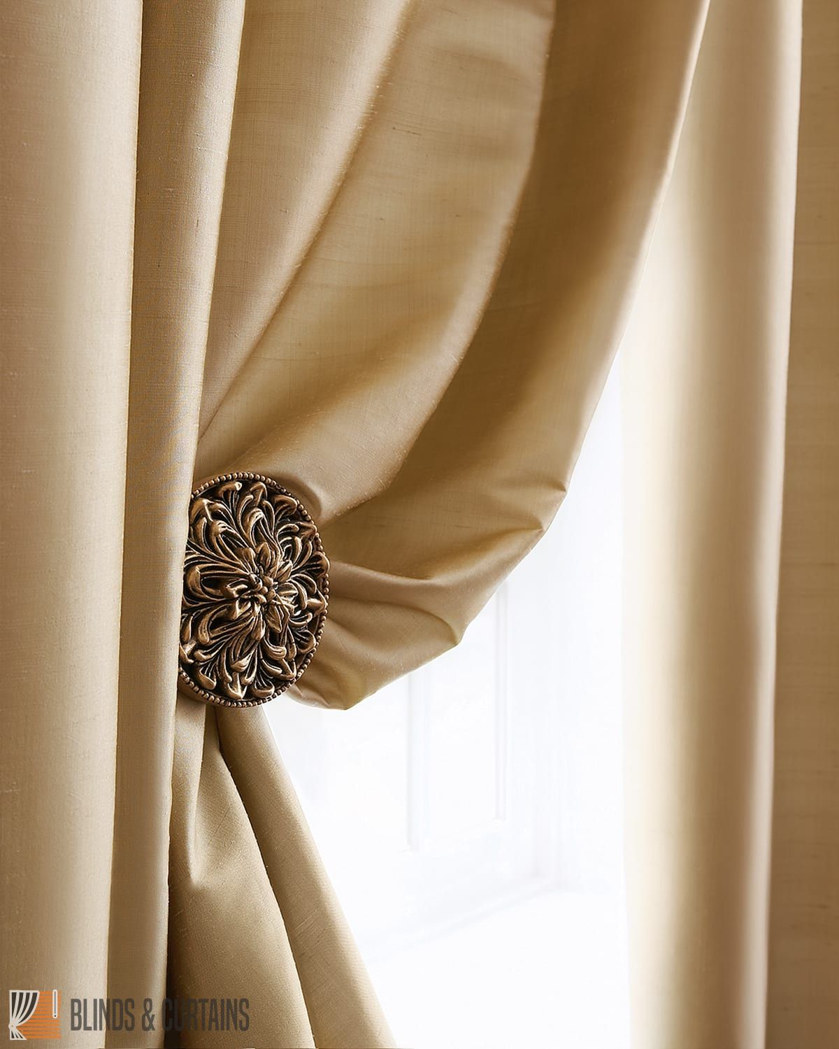 silk curtains