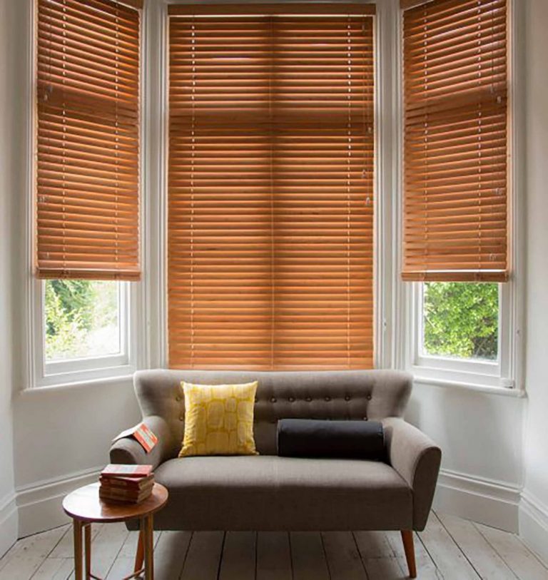 wooden blinds