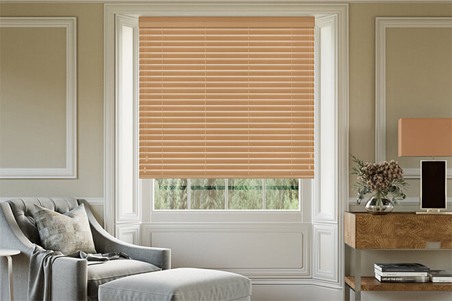 wooden blinds