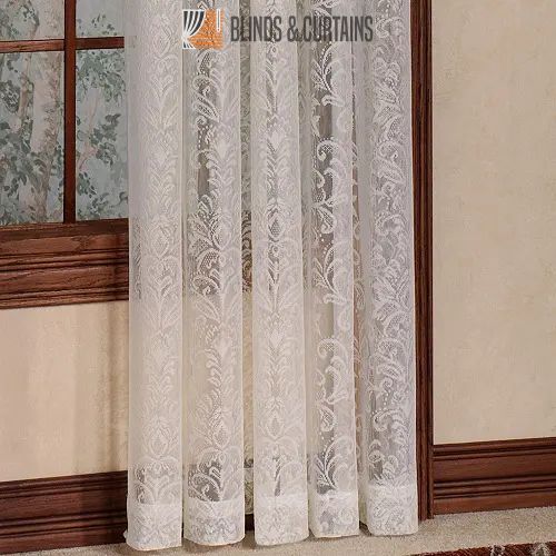 White Lace Curtains