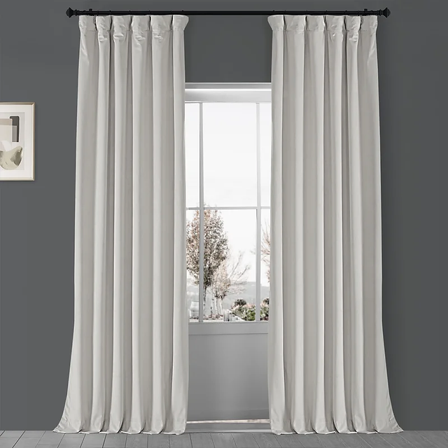 pinch pleated drapes.