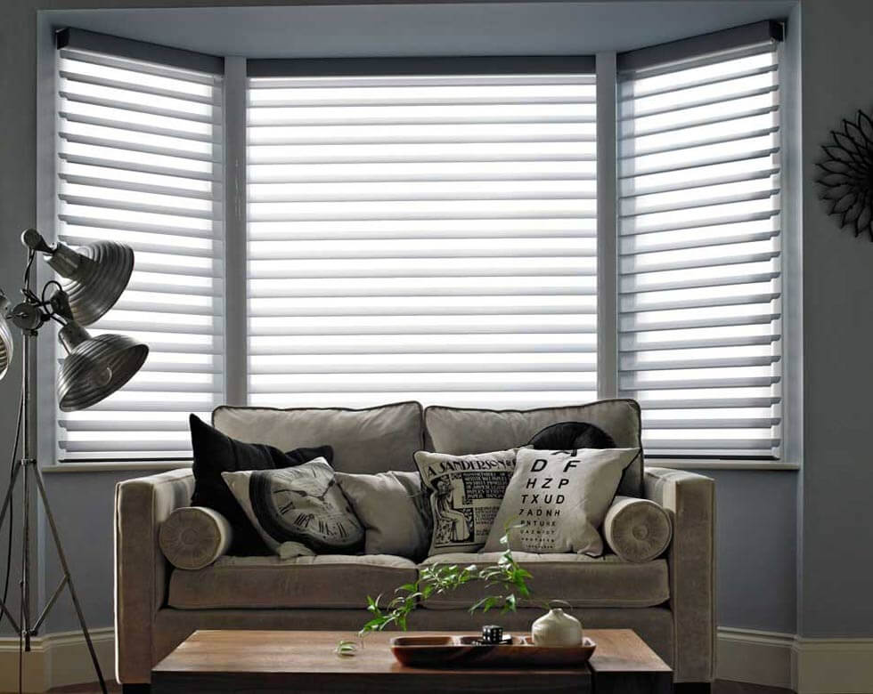 vertical blinds for bay window