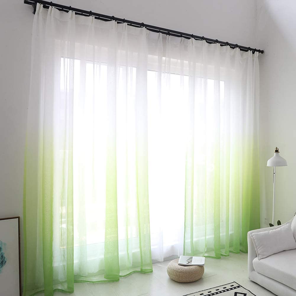 Sheer living room curtains