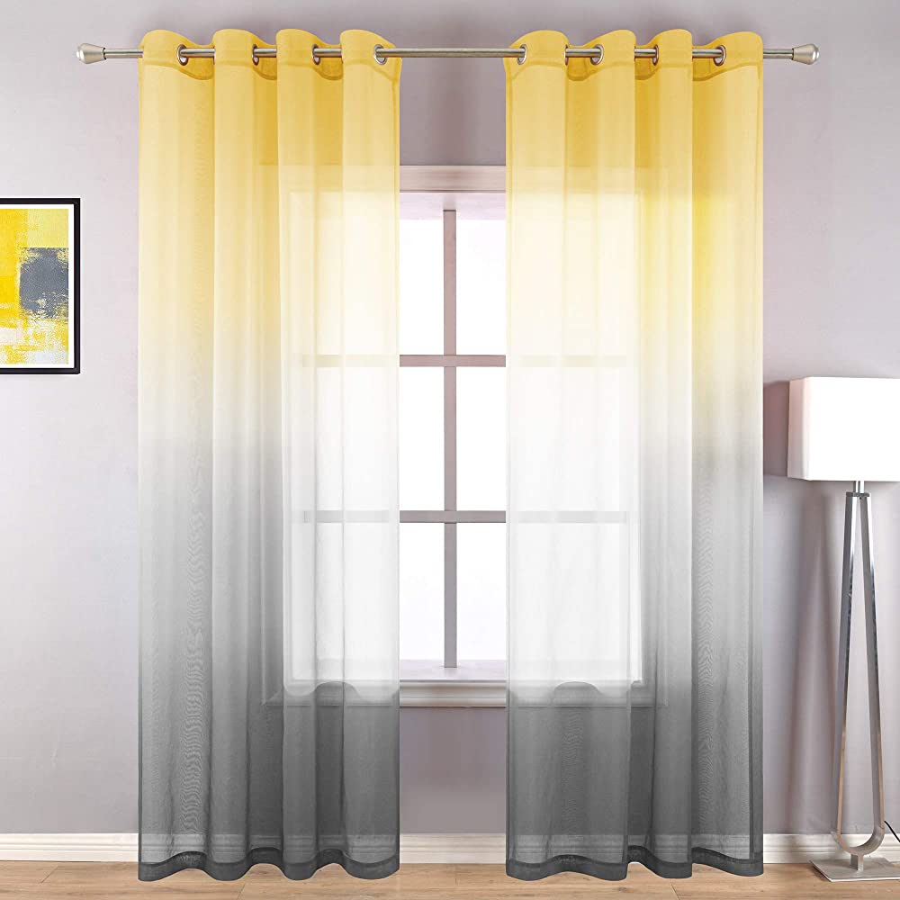 bright living room curtains