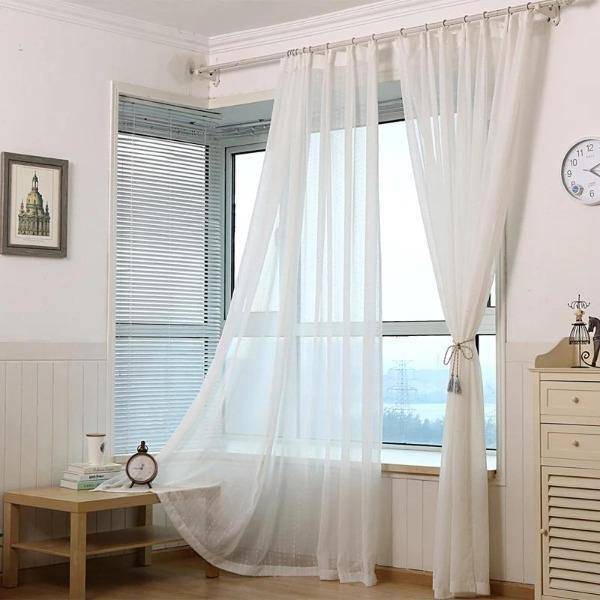 white sheer curtain fabric-Dubai