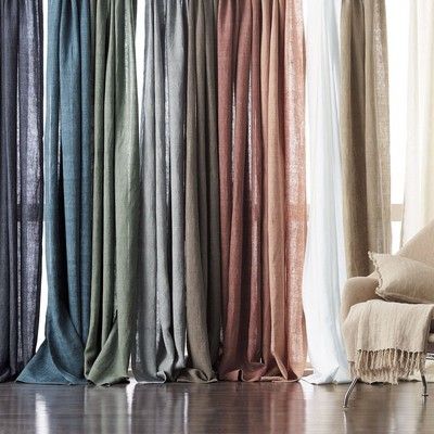 Trendy Linen Curtains Dubai